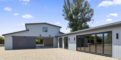 Showcar Garage Addition Exterior, ENR architects, Granbury, TX 76049